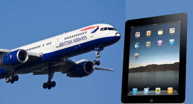 avion et iPad
